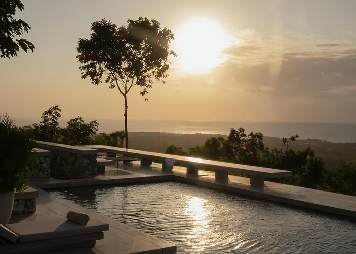 Lebar - Hilltop 3 Bedroom Private With Sauna, Ice Bath And Jacuzzi With Vast Ocean And Volcano Views