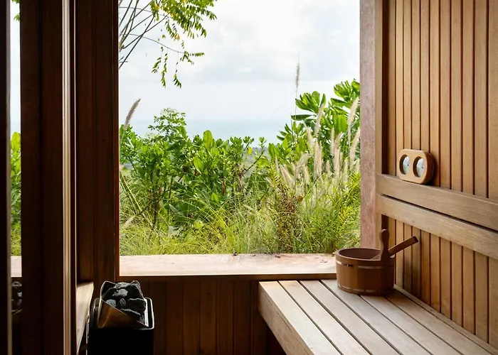Lebar - Hilltop 3 Bedroom Private With Sauna, Ice Bath And Jacuzzi With Vast Ocean And Volcano Views